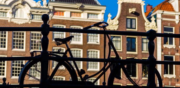 Amsterdam Bike Silhouette