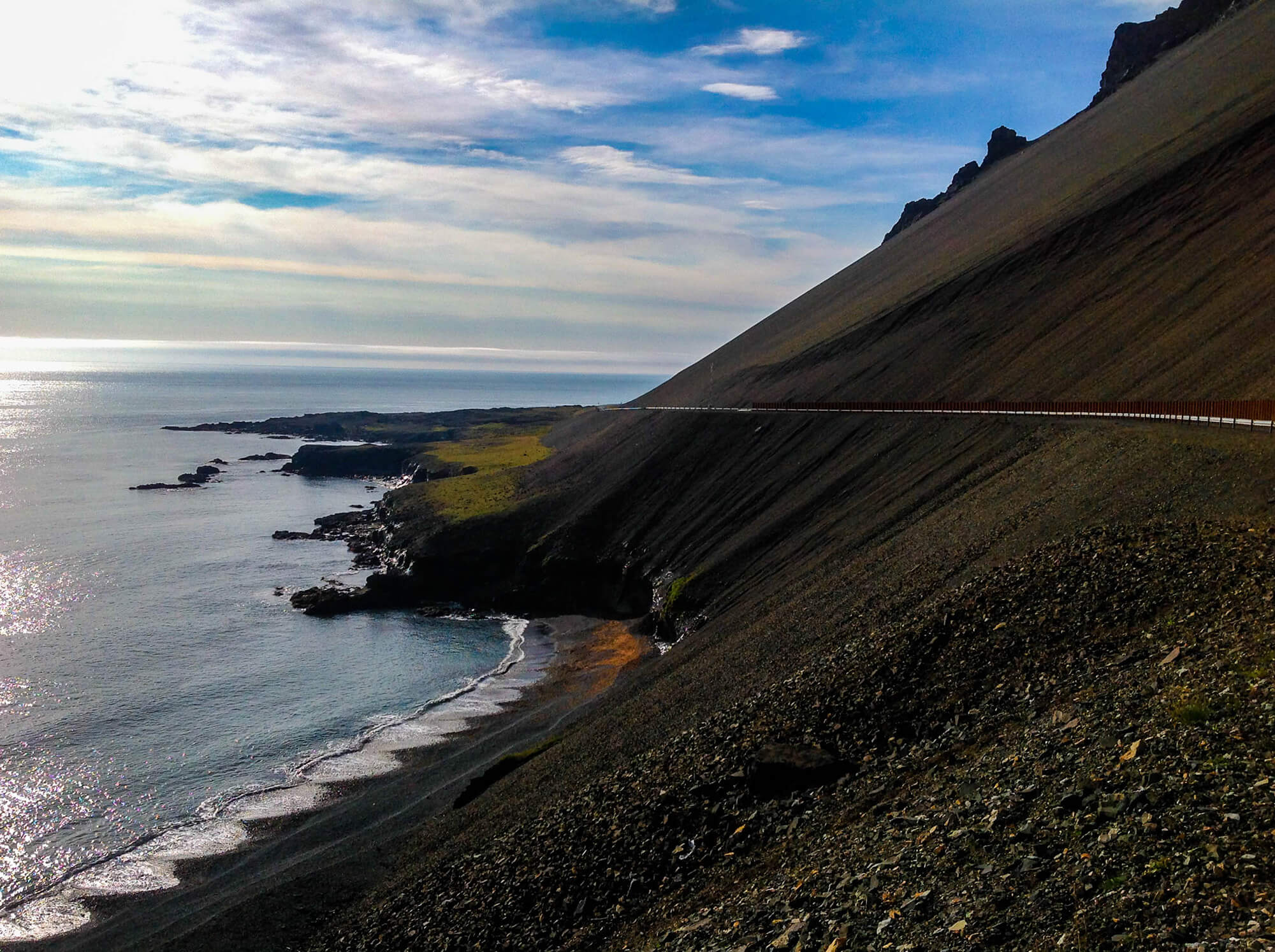 Costal Road in Iceland