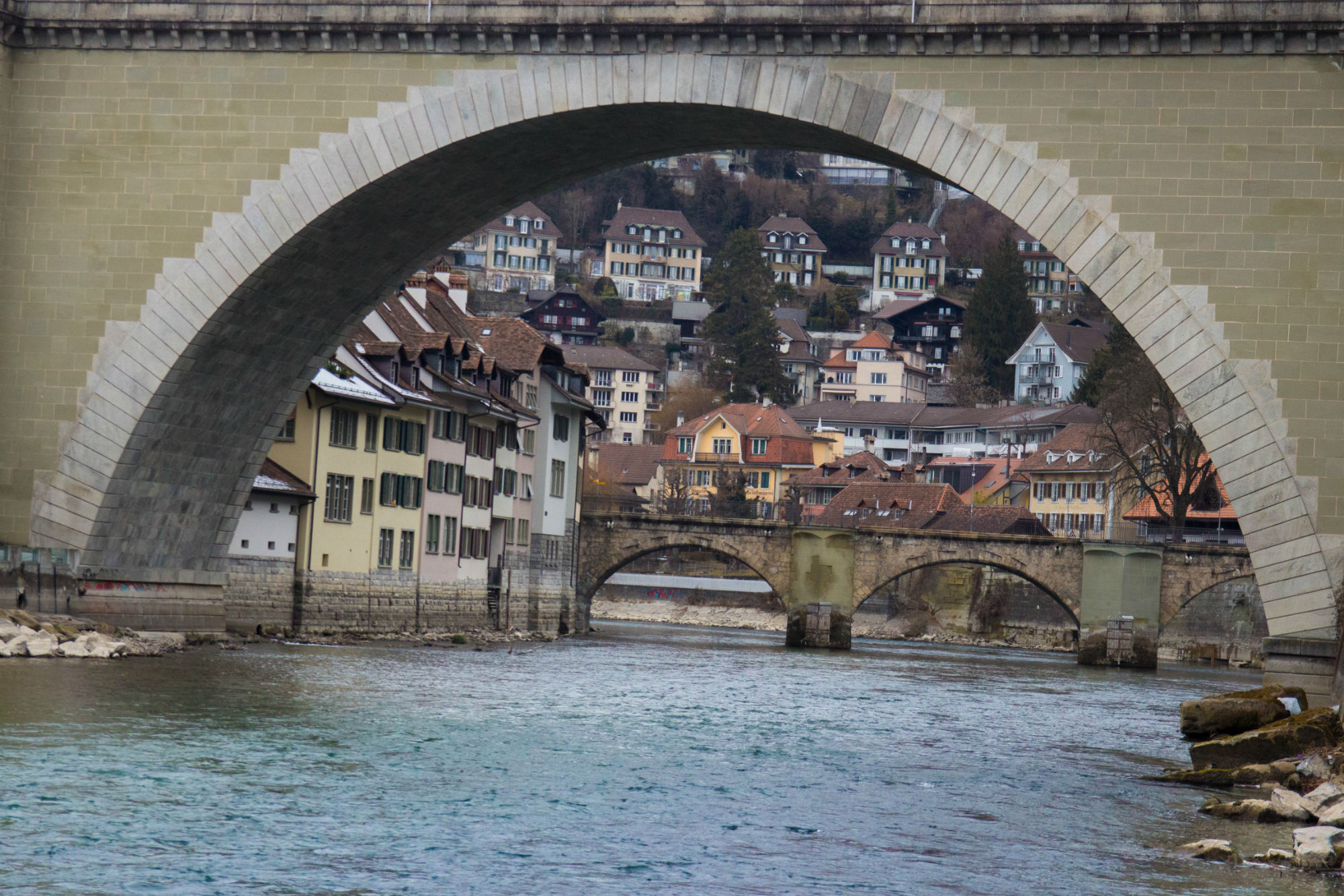 Old Bridge In Bern, Switzerland