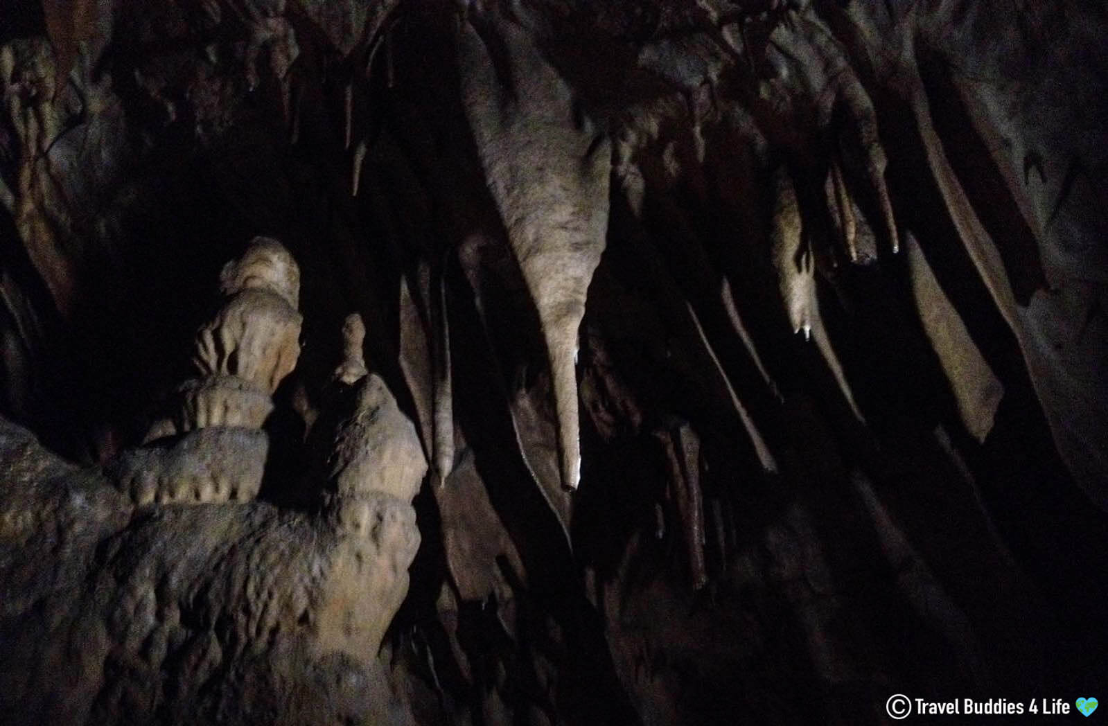 Stalactites and Stalagmite in the Skocjanske Jame Cave System in Slovenia, Europe