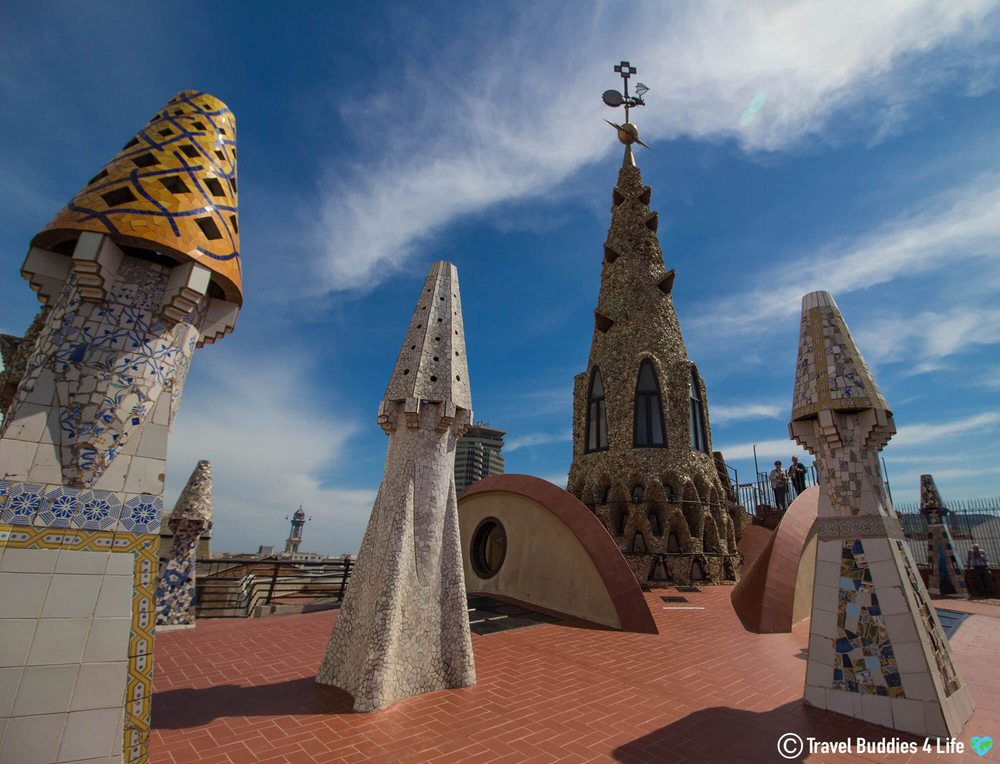The Doctor Seuss Like Buildings in Barcelona, Made by Gaudi, Spain, Europe