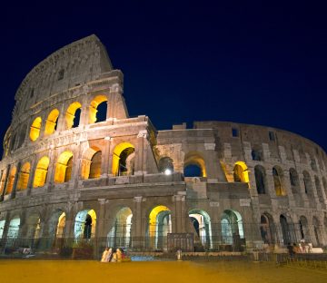 The Roman Colosseum World Wonder Monument, Rome, Italy